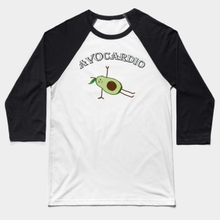 Funny Workout Journals, Shirts, Mugs & Other Products: Avocado Funny AvOcardio Workout Fitness Food Lover Gifts Baseball T-Shirt